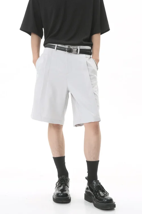 New Fashion Loose Breathable Suit Fabric Summer All-match Suit Shorts for Man