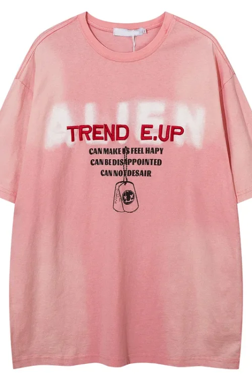 New High Quality Colorful Letter Embroidered Printed Cotton O-Neck Men’s T-Shirts