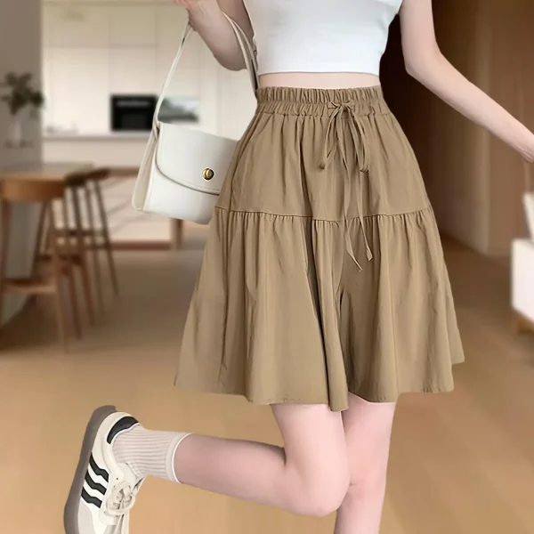 Women's Summer Casual High Waist Wide Leg Pants  Shorts High Praise Rate Direct Supply - Image 3