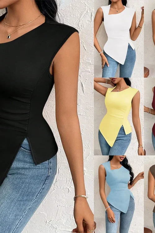 Spring Summer Women’s Fashion T-Shirt Elegant European American Style