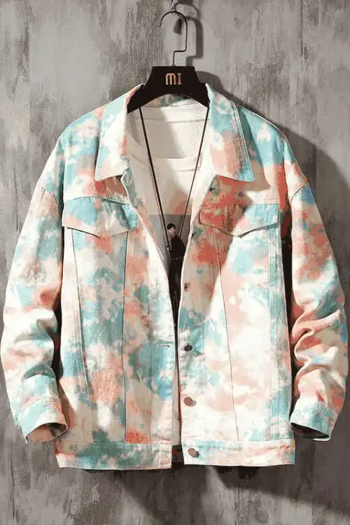 Spring Stylish Design Fancy Sports Streetwear Blue Jeans Boys Mens Male Denim Baseball Jackets for Men Vintage