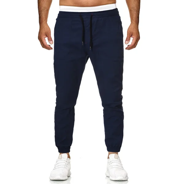 Blank High Quality Multi Pockets Men Casual Pants Jogger Sweatpants for Men - Image 4