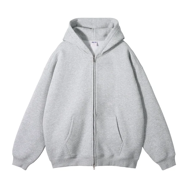 Heavy Weight Cotton Fleece Mens Sweatsuits Set With Hoodie - Image 2