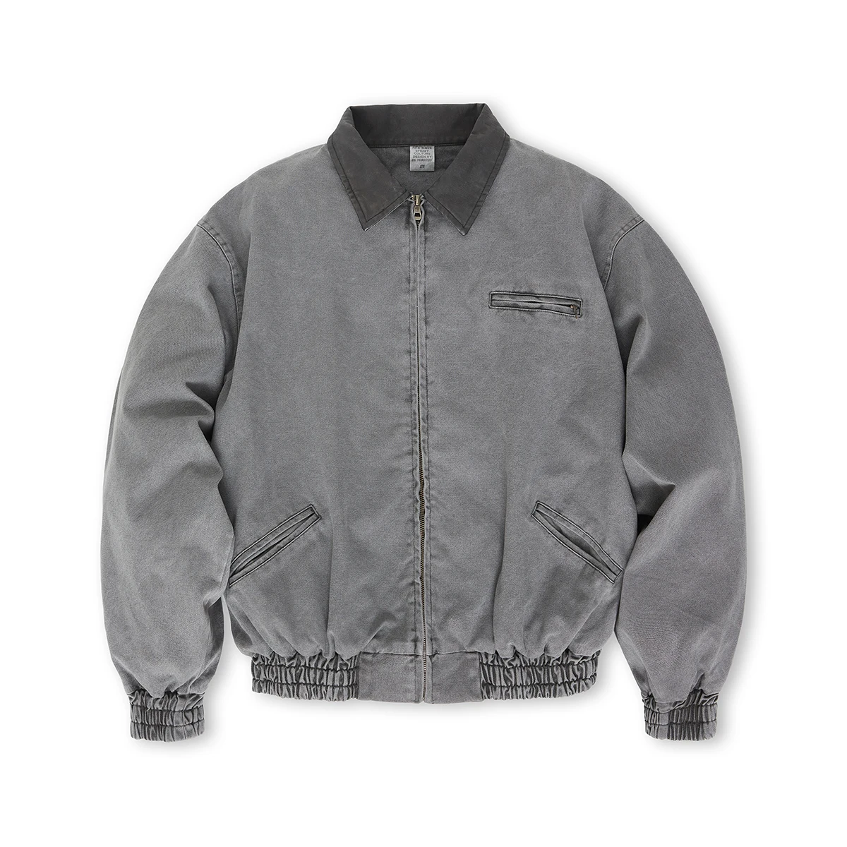 Blank Acid Washed Old Lapel Jacket Fall/winter Loose Casual Men’s Jacket American Vintage Men’s Heavy Canvas Jacket