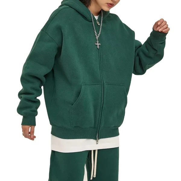 New Product Hot Sale Cropped Hoodie Heavyweight Oversized Plain Thick Boxy