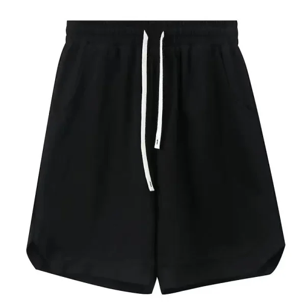 Blank Workout Jogger Sports Casual Polyester Men Jorts Elastic Waist Sweat Shorts With Pockets - Image 2