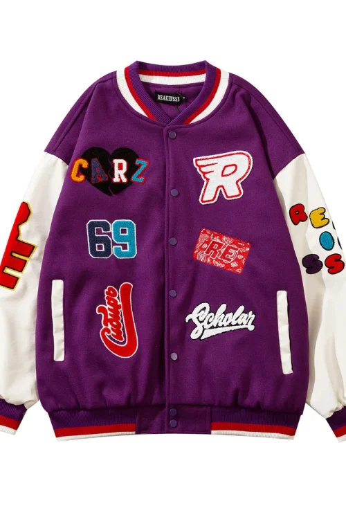 2025 New Design Jacket Embroidered Embossed Baseball Jacket Street Style Men’s Jacket
