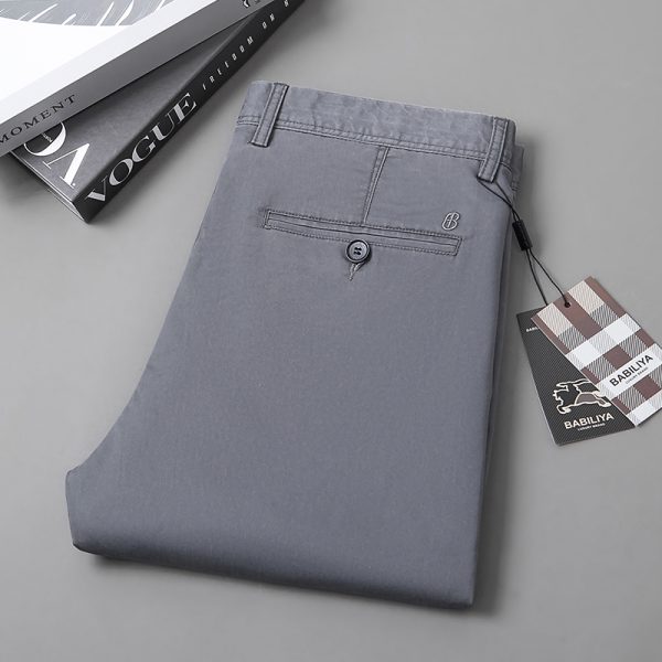 2025 High Quality Sports Golf Trouser Chino Pants Lightweight Quick Dry Cotton Spandex Casual Men's Pants Business - Image 2