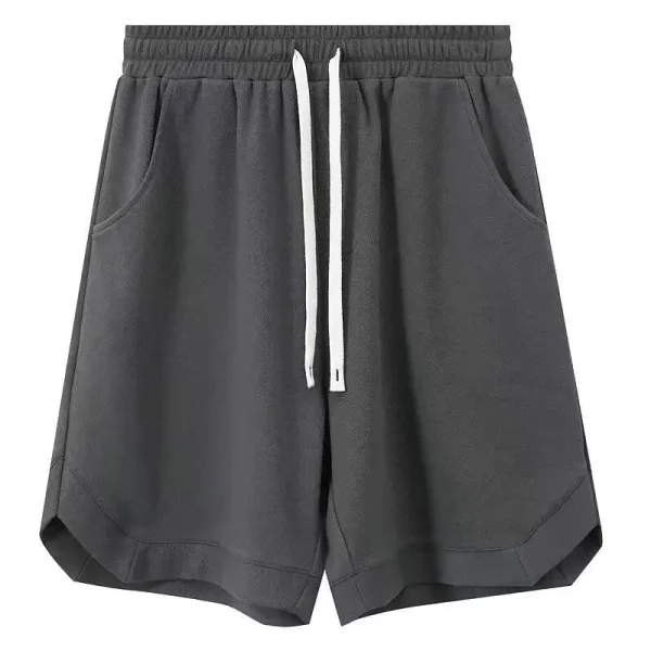 Blank Workout Jogger Sports Casual Polyester Men Jorts Elastic Waist Sweat Shorts With Pockets