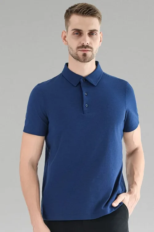 Men’s Polo Shirts Men Polo Shirt Casual Golf Business T-shirt Plain Fit Dry Breathable High Quality Short Half Sleeve