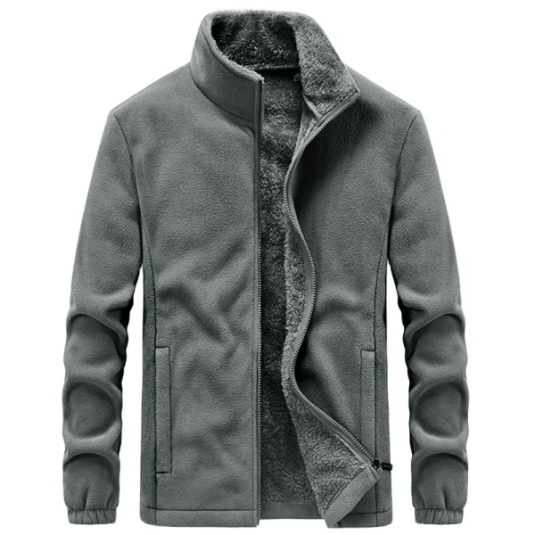 Men 2025 New Winter Fleece Jacket Parka Coat Men Spring Casual Tactical Outwear Thick Warm Jacket Vintage 100pcs