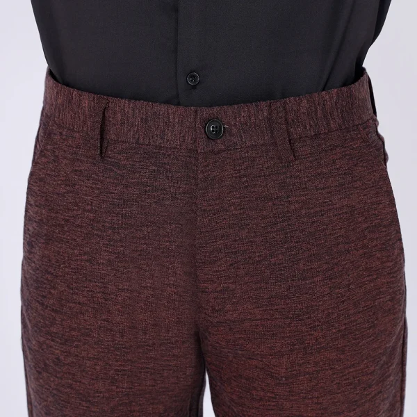 Autumn Men's Casual Stretch Pants Business-Style Cross-Border Exclusive Mid-Waist Loose Straight-Leg Classy Fashion Light Wash - Image 3
