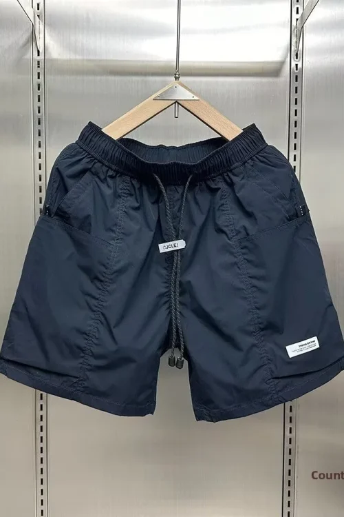 Men’s Summer Outdoor Sports Shorts Lightweight Quick-Dry  Style Casual Loose Elastic Waist Trendy