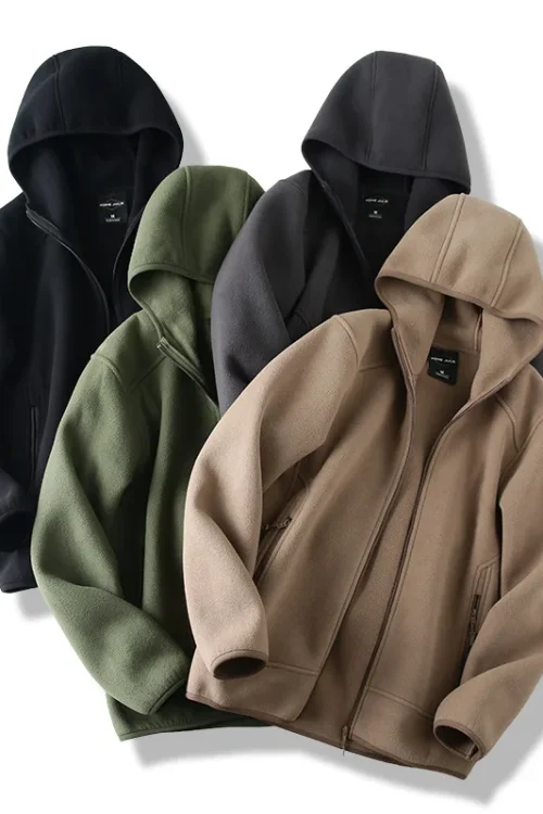 Solid Color Hooded Sweatshirt 400G Drop Shoulder Top Loose Casual Hoodie Men