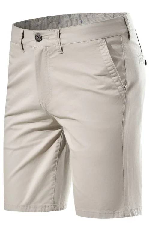 Quality Stretch Cotton Summer Style Washed Men’s Chino Shorts