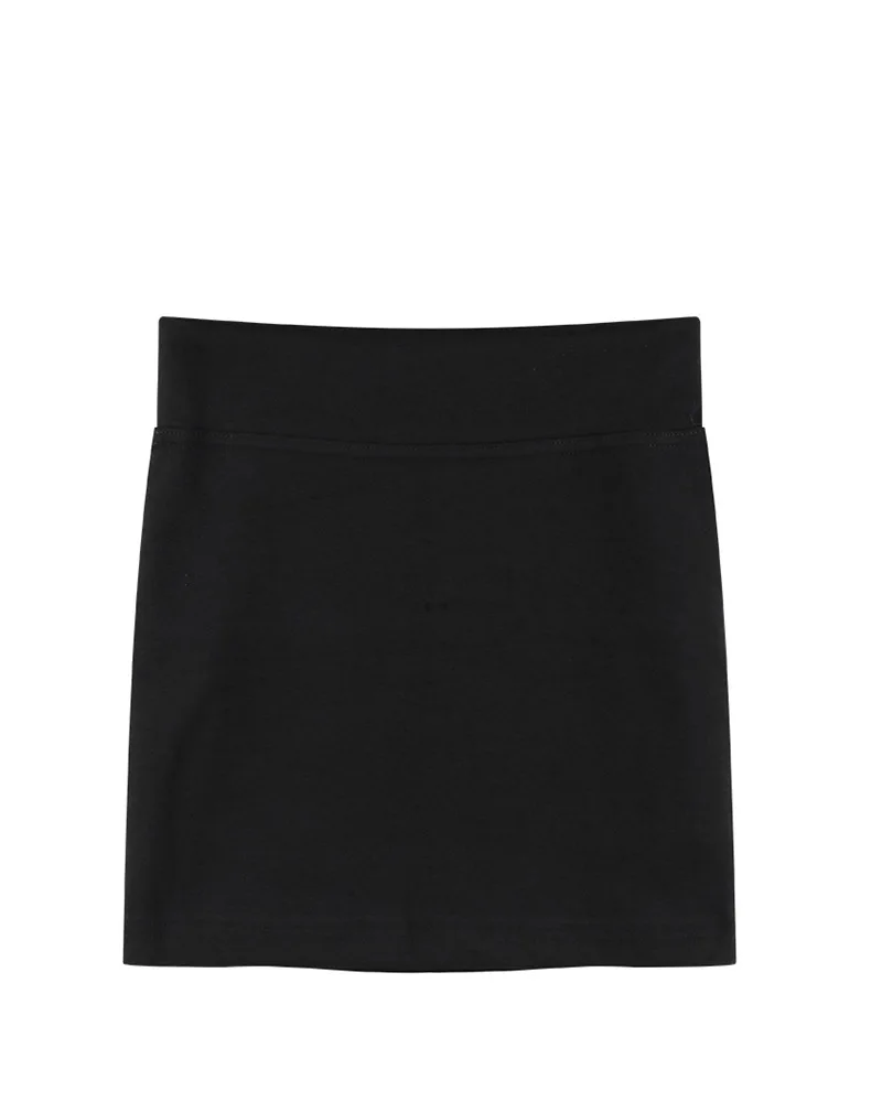 Black High Elastic Sexy Hip Skirt for Women Casual High Waist Empire Waistline Hot Girl Style for Summer