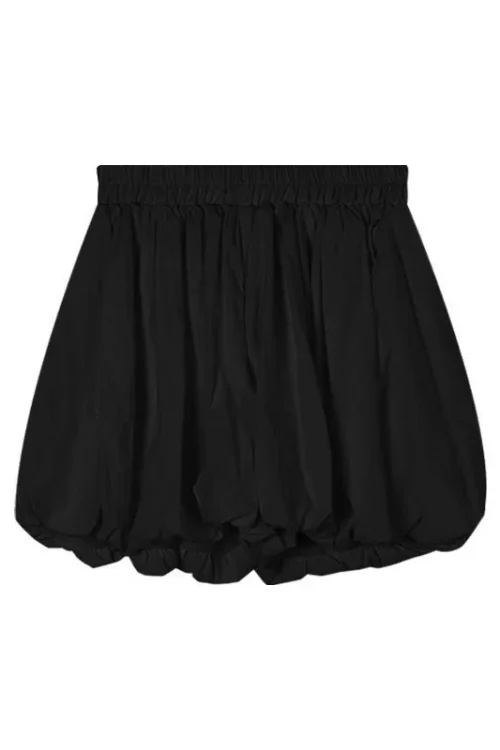 Women’s Japanese Style A-Line Slimming Half Skirt Floral Bud Design White New Summer Half-Length Anti-Exposure Skirt Belt