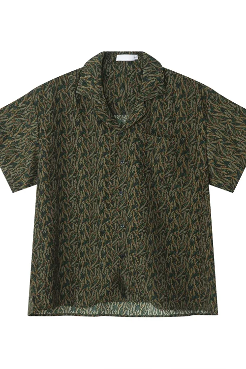 New Design Fashion Streetwear Terylene Breathable Baggy Man’s Clothing Plus Size Men’s Shirt
