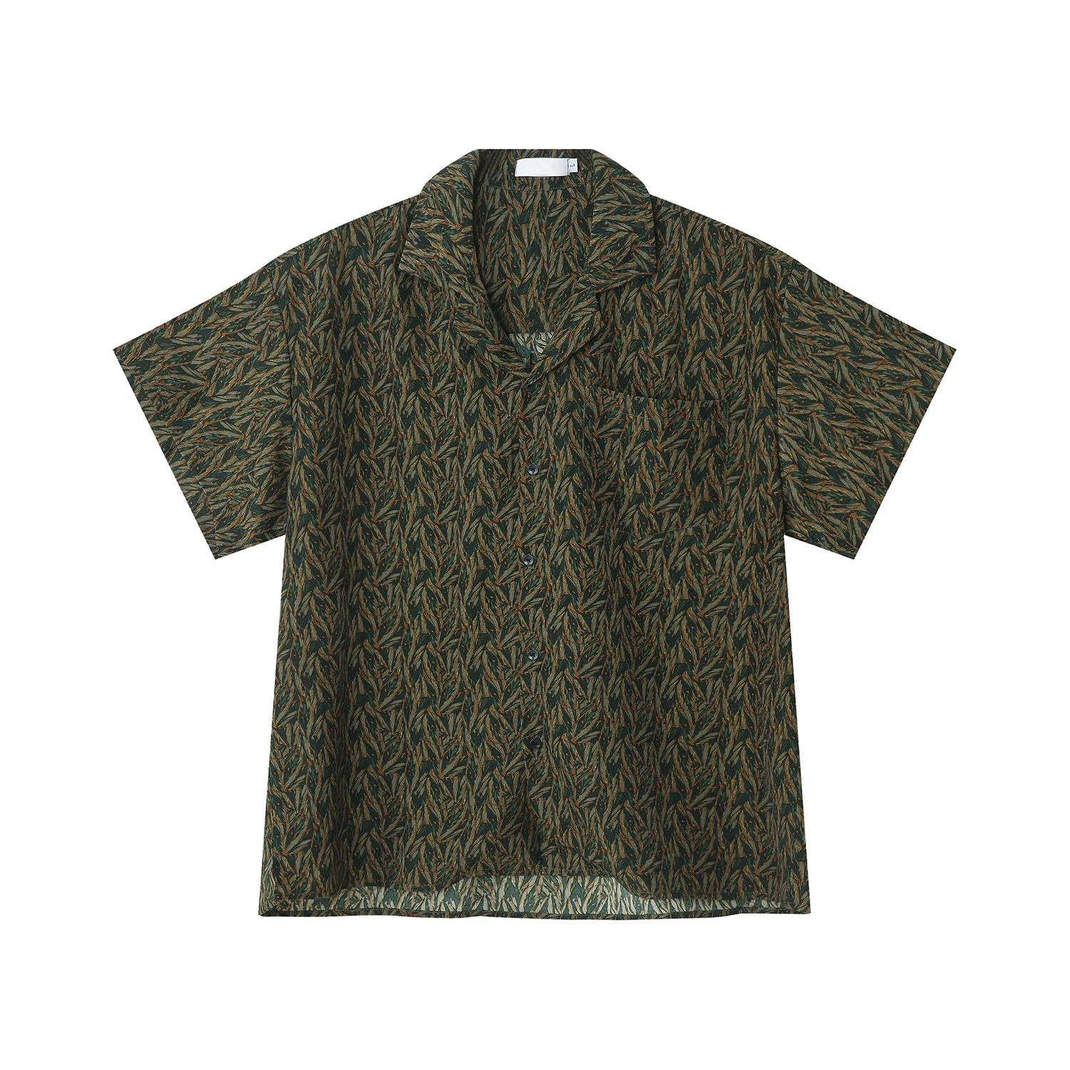 New Design Fashion Streetwear Terylene Breathable Baggy Man’s Clothing Plus Size Men’s Shirt