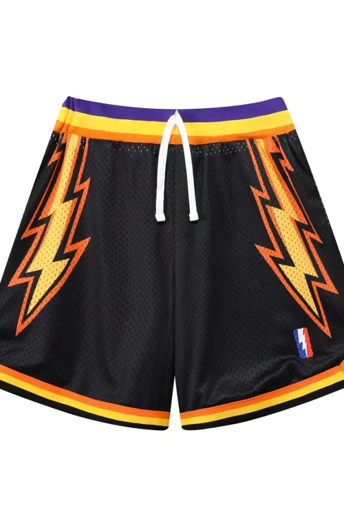 Vintage Streetwear Fitness Sports Jogger Printed Plain Mesh Basketball Shorts Men