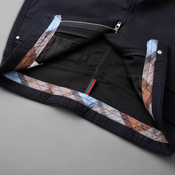 Best Selling Trousers Athletic/Cargo/Straight Retro Design Striped Slim Fit Men's Business Casual Chino Pants Trousers - Image 4