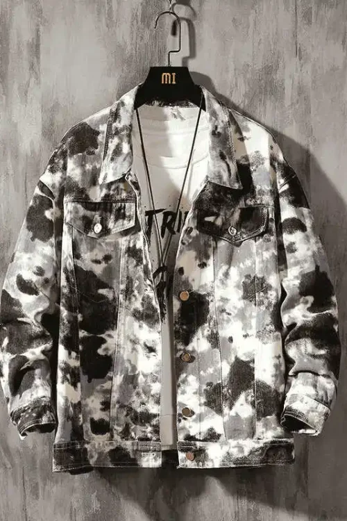 Good Quality Mens Spring Denim Jean Jacket Ripped Jean Denim Jackets for Men 2025
