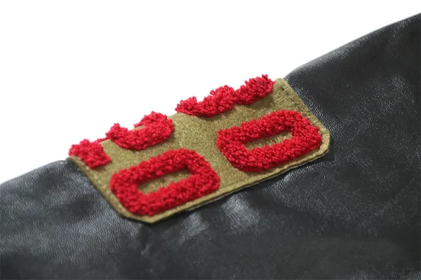 Black Jacket Men Vintage Letter Embroidery Mens Jackets and Coats Japanese Streetwear Hip Hop Bomber Jackets - Image 5